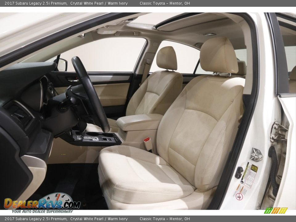 2017 Subaru Legacy 2.5i Premium Crystal White Pearl / Warm Ivory Photo #5