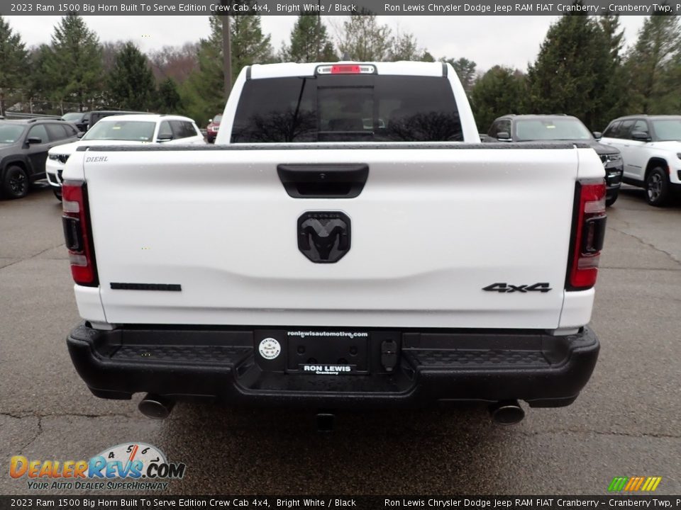 2023 Ram 1500 Big Horn Built To Serve Edition Crew Cab 4x4 Bright White / Black Photo #4