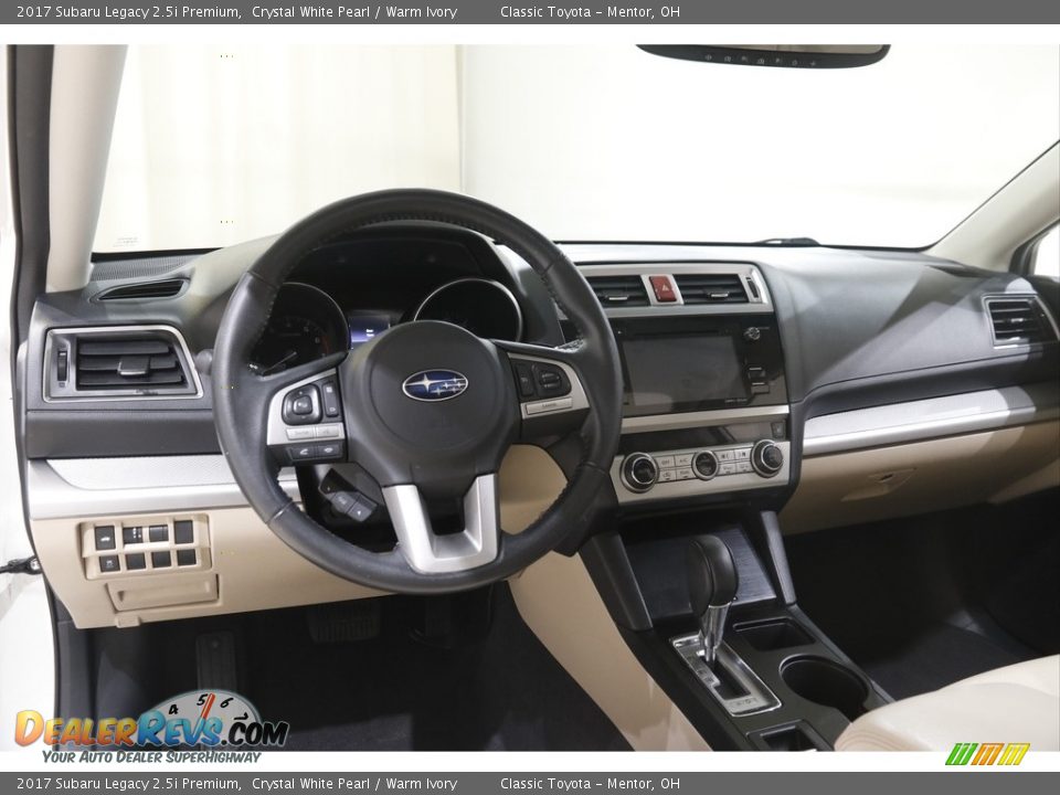 2017 Subaru Legacy 2.5i Premium Crystal White Pearl / Warm Ivory Photo #6