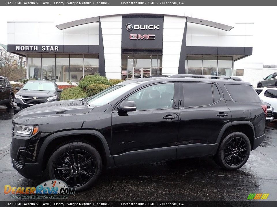 2023 GMC Acadia SLE AWD Ebony Twilight Metallic / Jet Black Photo #1