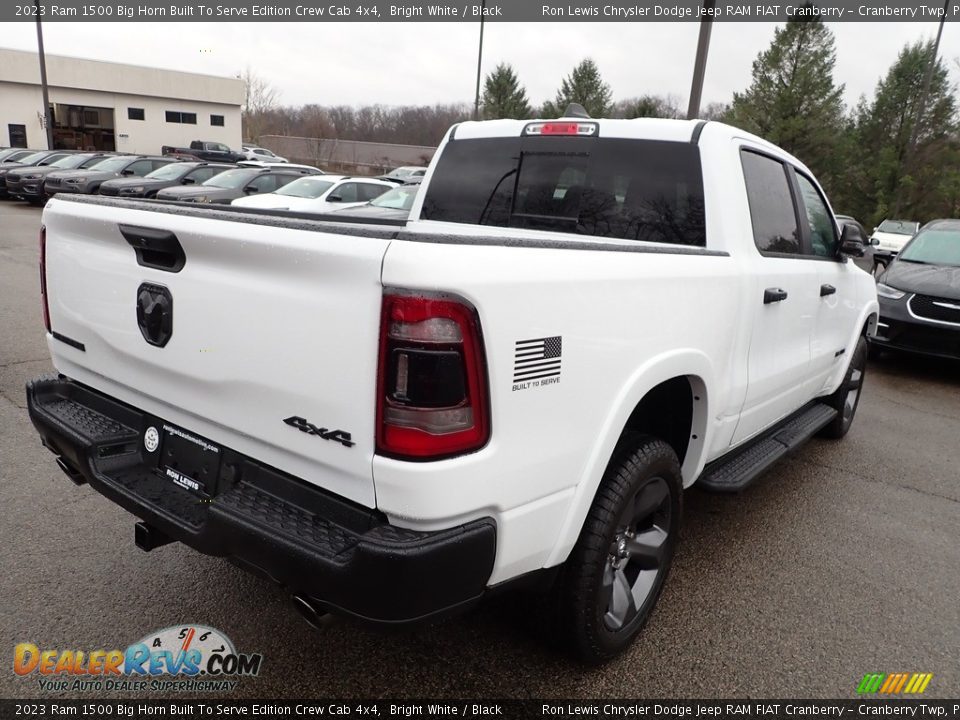 2023 Ram 1500 Big Horn Built To Serve Edition Crew Cab 4x4 Bright White / Black Photo #5