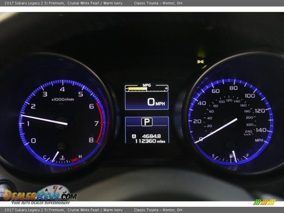 2017 Subaru Legacy 2.5i Premium Crystal White Pearl / Warm Ivory Photo #8