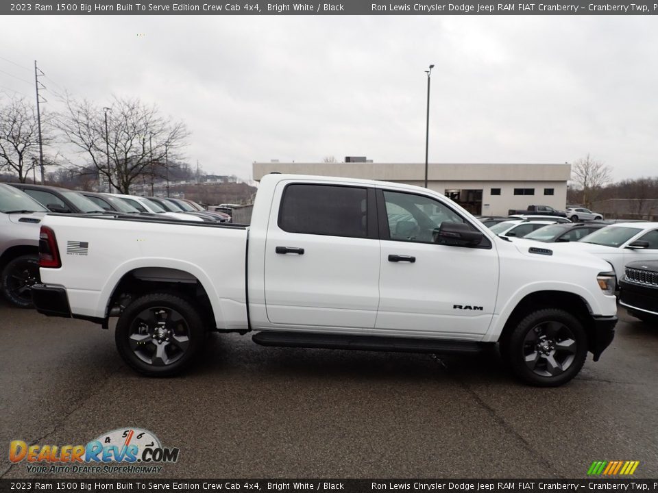 2023 Ram 1500 Big Horn Built To Serve Edition Crew Cab 4x4 Bright White / Black Photo #6