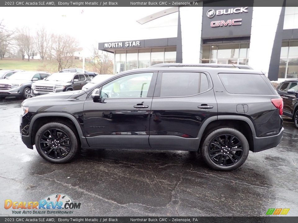 2023 GMC Acadia SLE AWD Ebony Twilight Metallic / Jet Black Photo #2