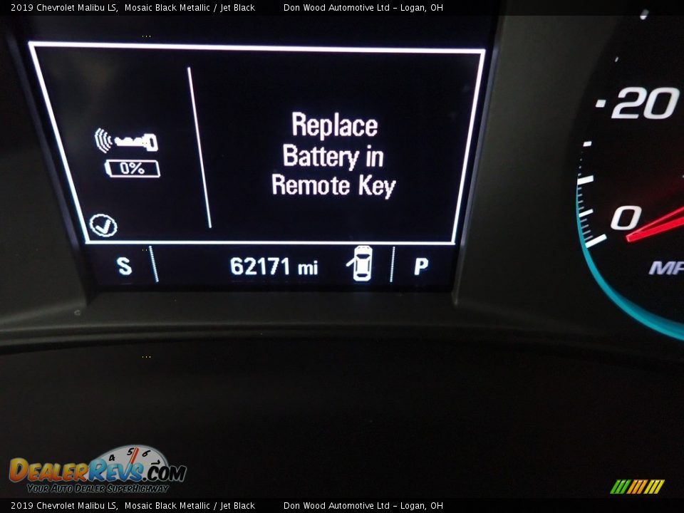 2019 Chevrolet Malibu LS Mosaic Black Metallic / Jet Black Photo #30