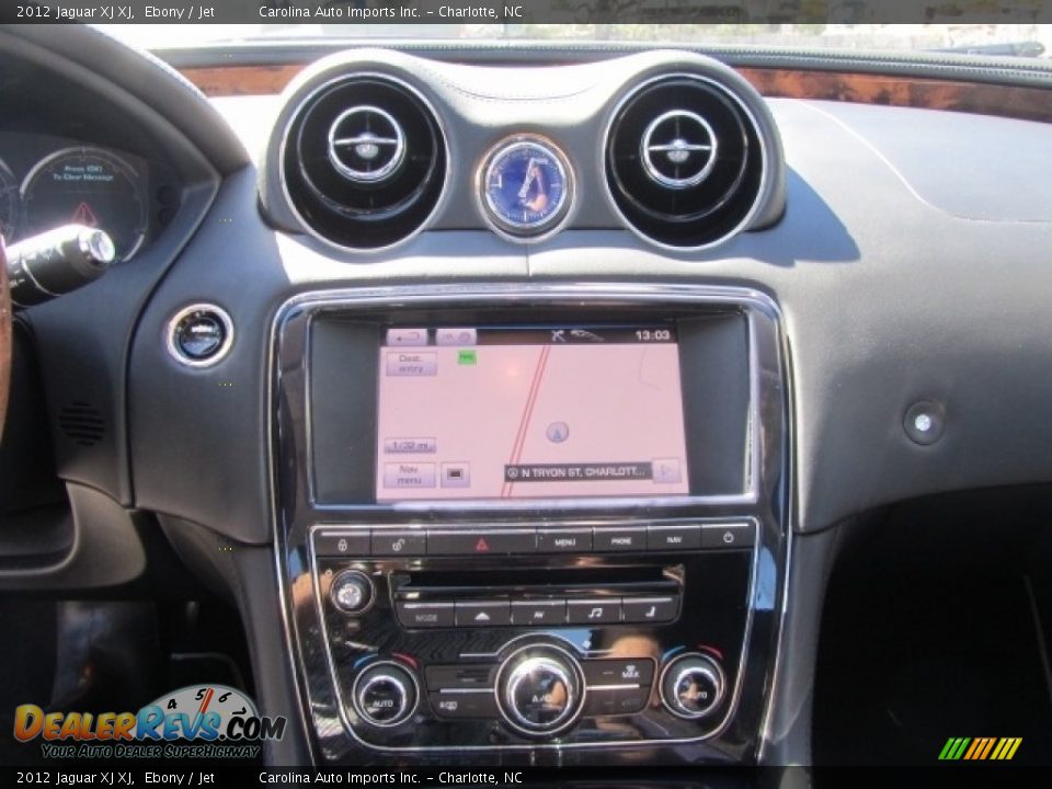 2012 Jaguar XJ XJ Ebony / Jet Photo #16
