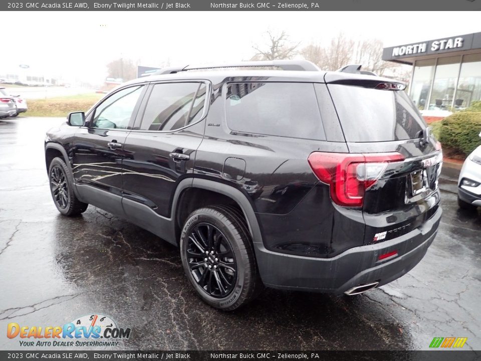 2023 GMC Acadia SLE AWD Ebony Twilight Metallic / Jet Black Photo #3