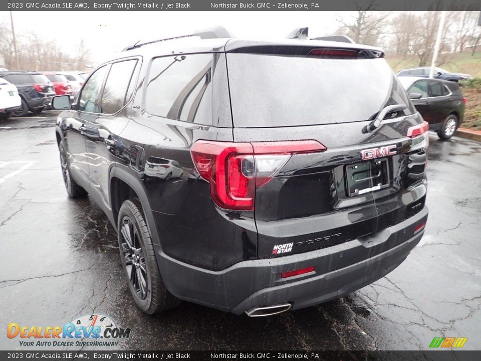 2023 GMC Acadia SLE AWD Ebony Twilight Metallic / Jet Black Photo #4