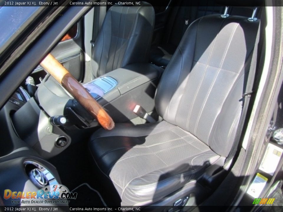 2012 Jaguar XJ XJ Ebony / Jet Photo #18