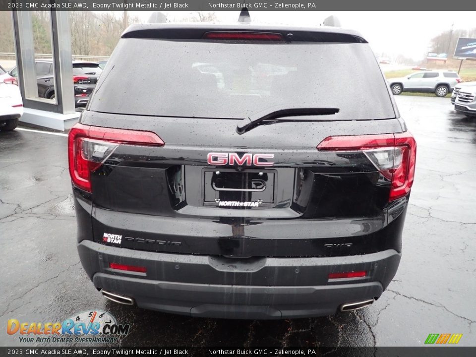 2023 GMC Acadia SLE AWD Ebony Twilight Metallic / Jet Black Photo #5