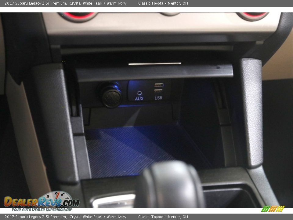 2017 Subaru Legacy 2.5i Premium Crystal White Pearl / Warm Ivory Photo #14