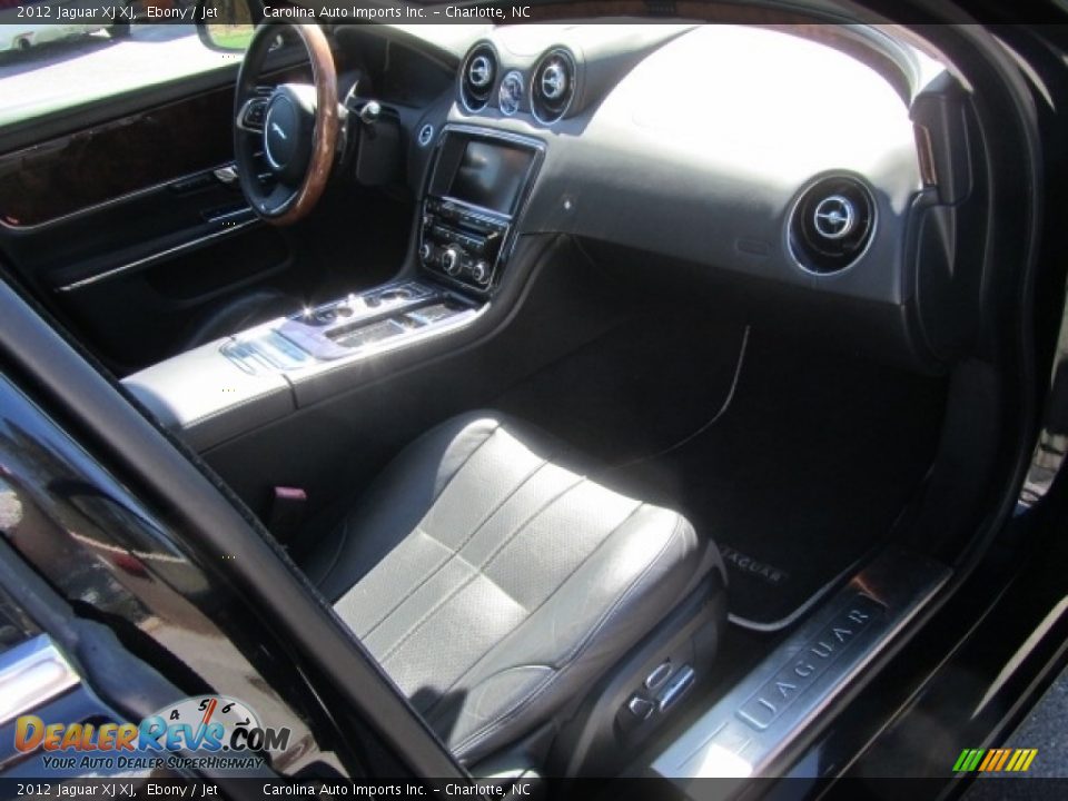 2012 Jaguar XJ XJ Ebony / Jet Photo #21