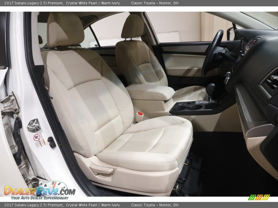 2017 Subaru Legacy 2.5i Premium Crystal White Pearl / Warm Ivory Photo #15