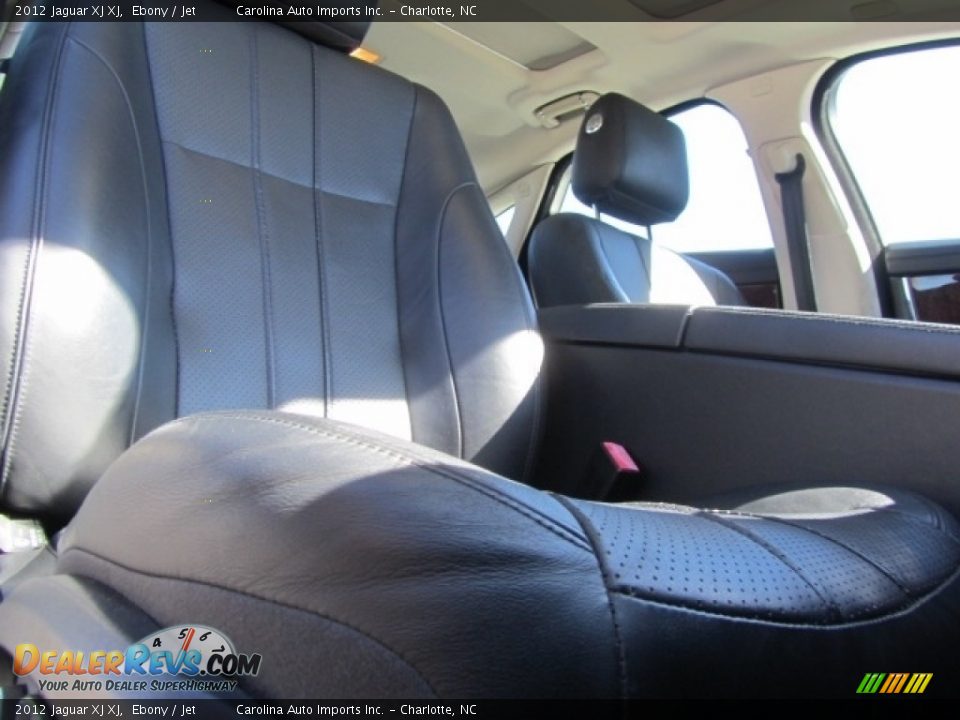 2012 Jaguar XJ XJ Ebony / Jet Photo #22