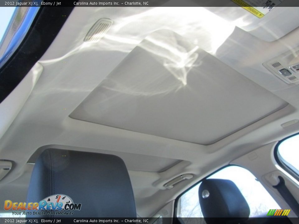 2012 Jaguar XJ XJ Ebony / Jet Photo #23
