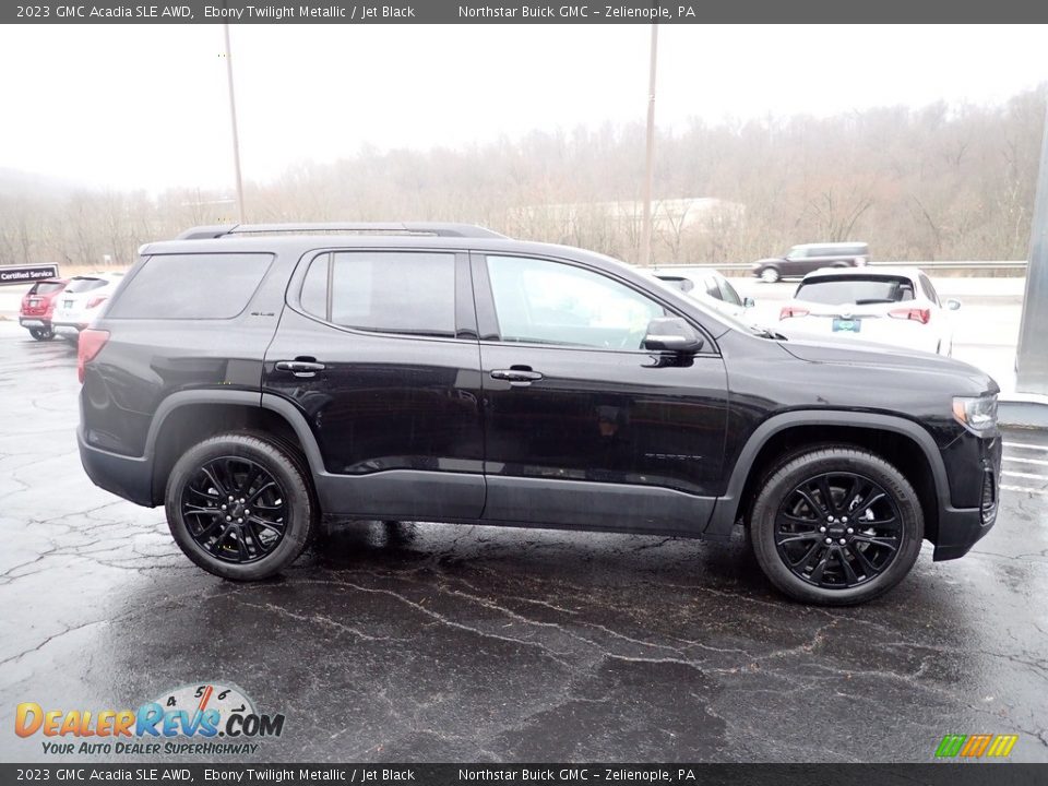 2023 GMC Acadia SLE AWD Ebony Twilight Metallic / Jet Black Photo #8