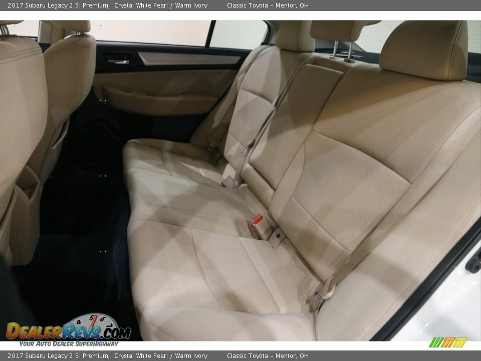 2017 Subaru Legacy 2.5i Premium Crystal White Pearl / Warm Ivory Photo #17