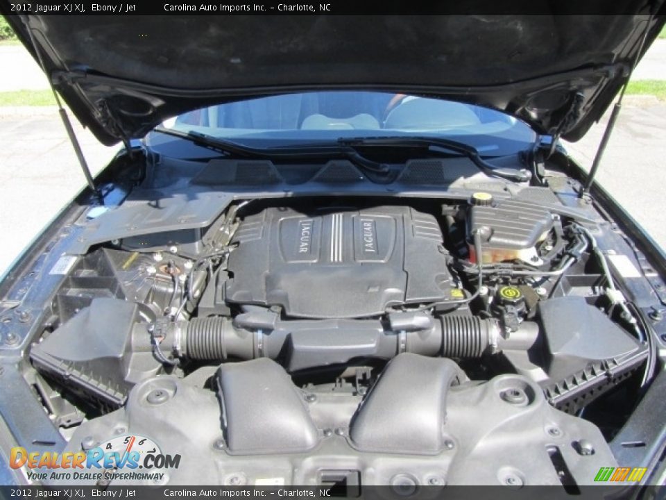 2012 Jaguar XJ XJ Ebony / Jet Photo #25