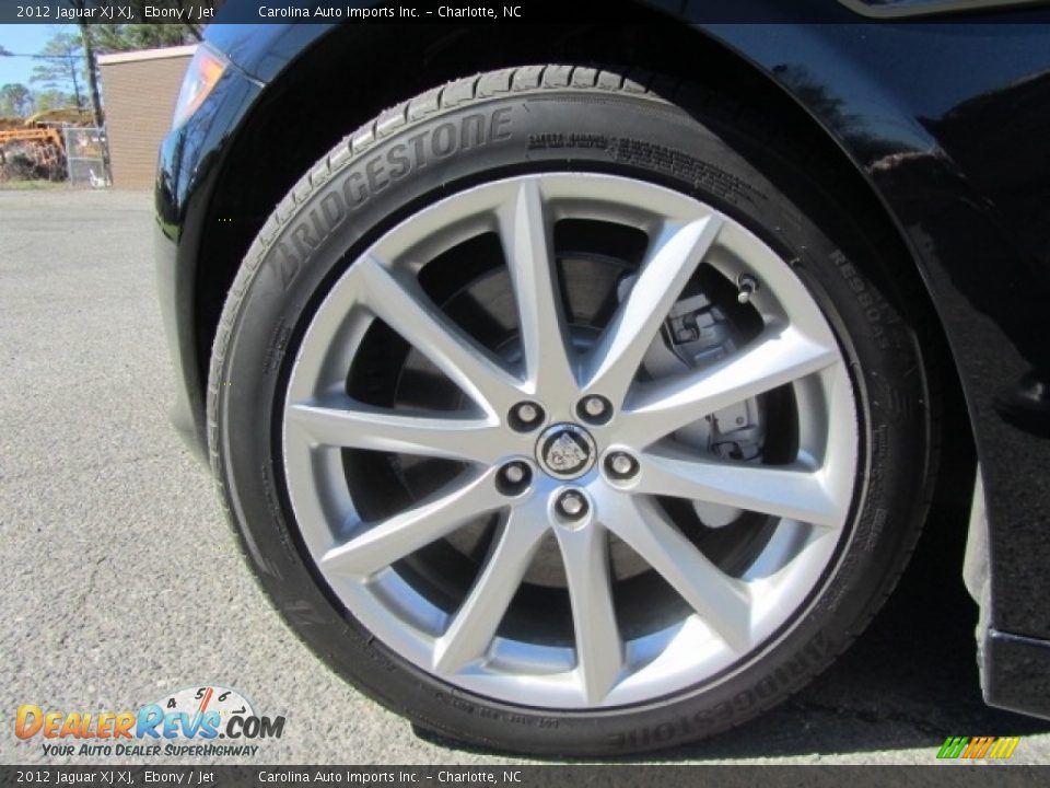 2012 Jaguar XJ XJ Ebony / Jet Photo #26