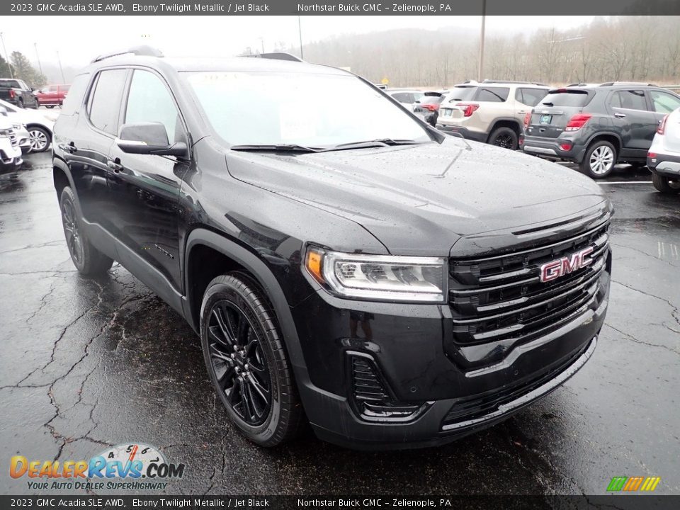 2023 GMC Acadia SLE AWD Ebony Twilight Metallic / Jet Black Photo #10