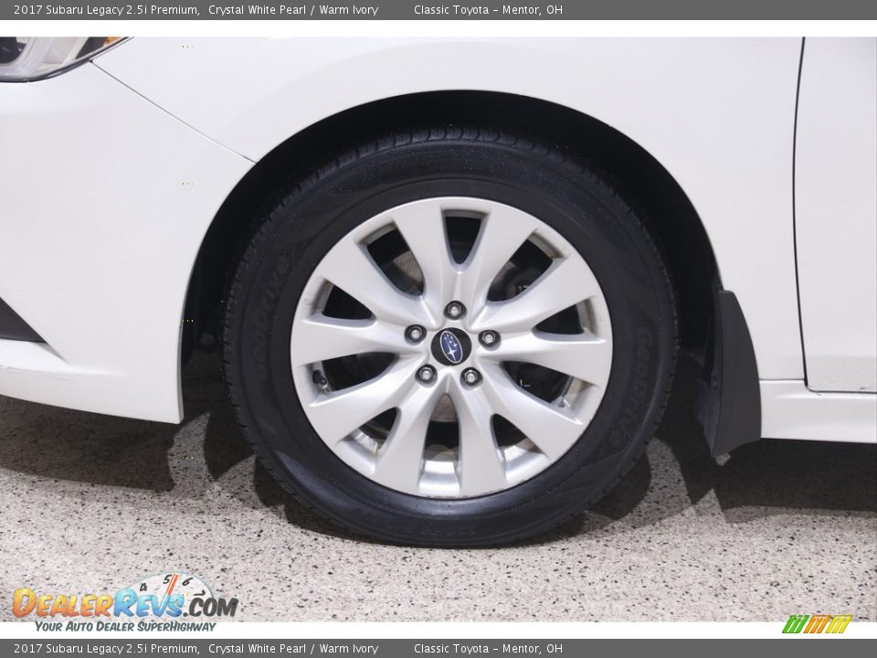 2017 Subaru Legacy 2.5i Premium Crystal White Pearl / Warm Ivory Photo #20