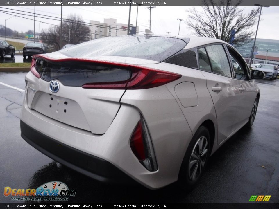 2018 Toyota Prius Prime Premium Titanium Glow / Black Photo #9