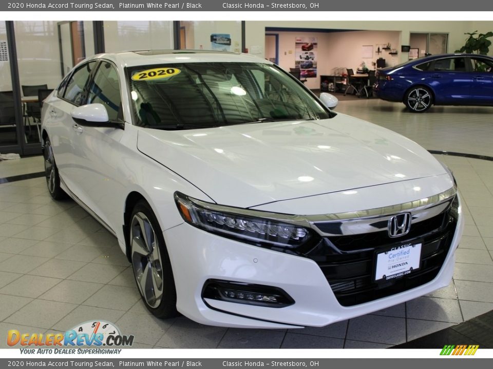 2020 Honda Accord Touring Sedan Platinum White Pearl / Black Photo #4