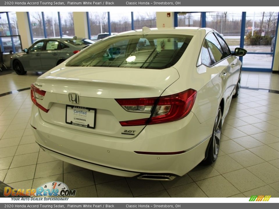 2020 Honda Accord Touring Sedan Platinum White Pearl / Black Photo #8