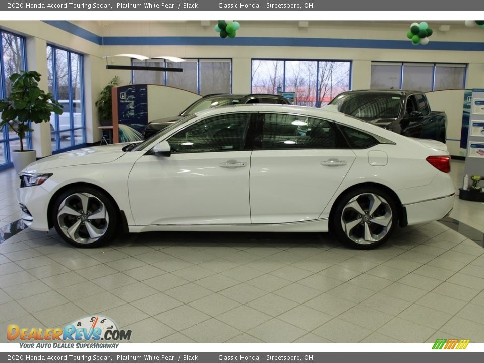 2020 Honda Accord Touring Sedan Platinum White Pearl / Black Photo #13