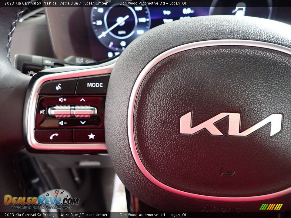 2023 Kia Carnival SX Prestige Astra Blue / Tucsan Umber Photo #20