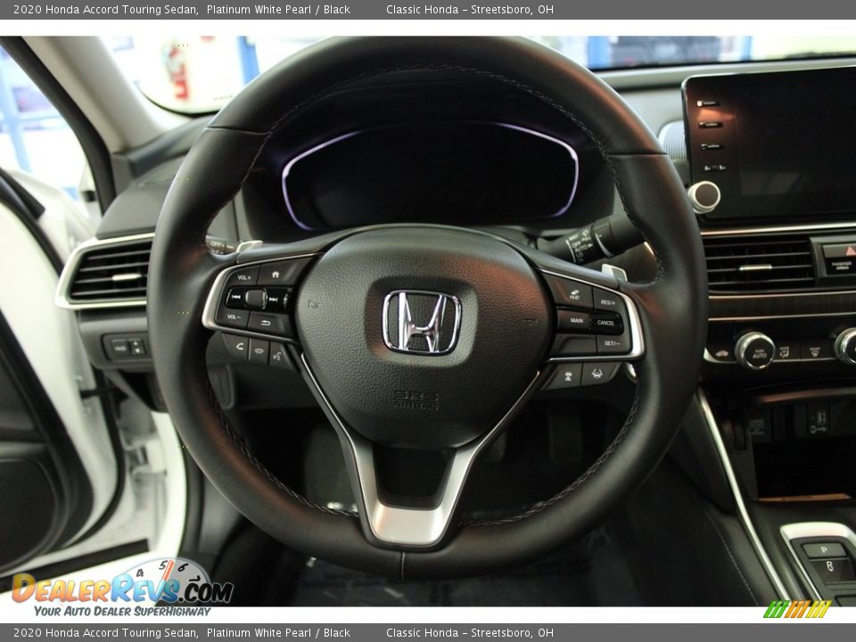 2020 Honda Accord Touring Sedan Platinum White Pearl / Black Photo #21