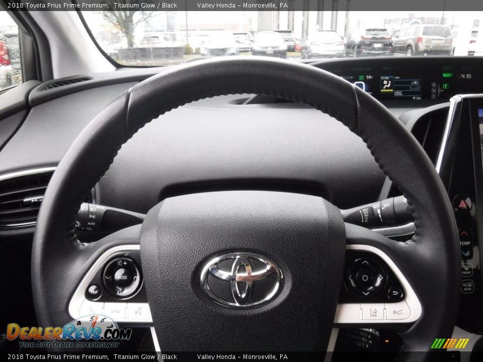 2018 Toyota Prius Prime Premium Titanium Glow / Black Photo #27