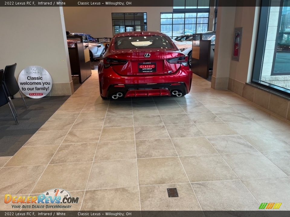 2022 Lexus RC F Infrared / White Photo #4