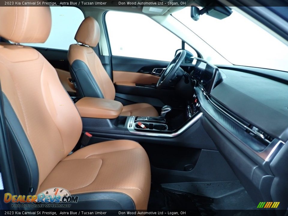2023 Kia Carnival SX Prestige Astra Blue / Tucsan Umber Photo #32