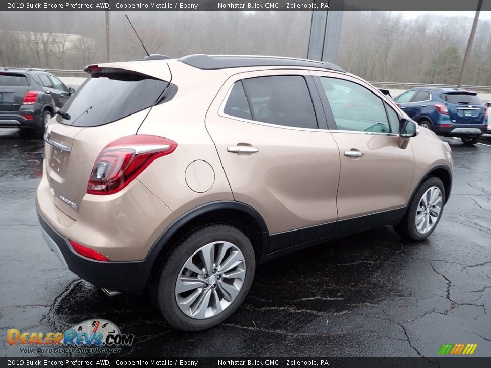 2019 Buick Encore Preferred AWD Coppertino Metallic / Ebony Photo #7