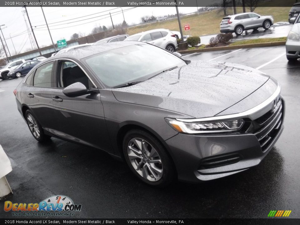 2018 Honda Accord LX Sedan Modern Steel Metallic / Black Photo #5