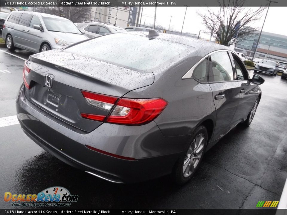 2018 Honda Accord LX Sedan Modern Steel Metallic / Black Photo #6