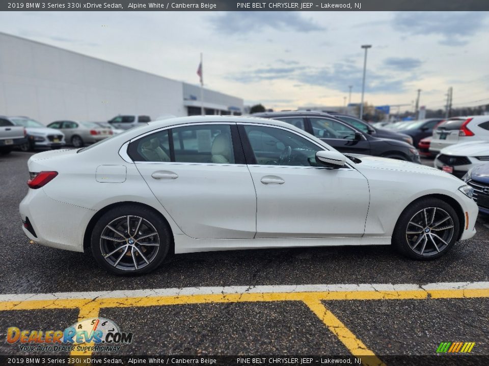 2019 BMW 3 Series 330i xDrive Sedan Alpine White / Canberra Beige Photo #4