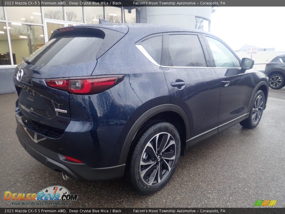 2023 Mazda CX-5 S Premium AWD Deep Crystal Blue Mica / Black Photo #2