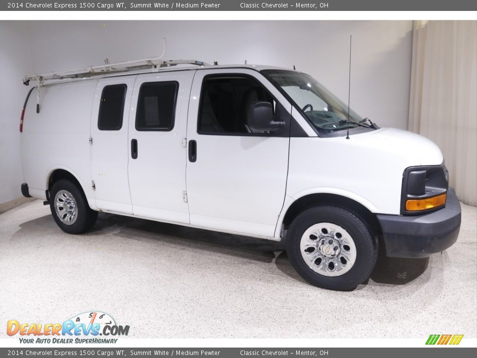 2014 Chevrolet Express 1500 Cargo WT Summit White / Medium Pewter Photo #1