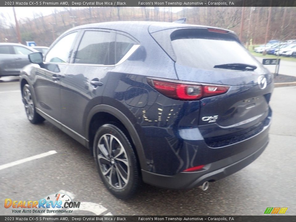 2023 Mazda CX-5 S Premium AWD Deep Crystal Blue Mica / Black Photo #5