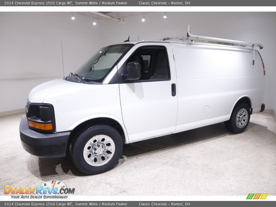 2014 Chevrolet Express 1500 Cargo WT Summit White / Medium Pewter Photo #3