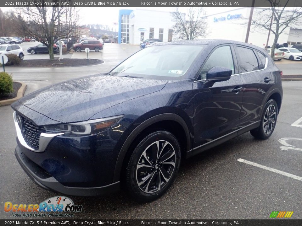 2023 Mazda CX-5 S Premium AWD Deep Crystal Blue Mica / Black Photo #7