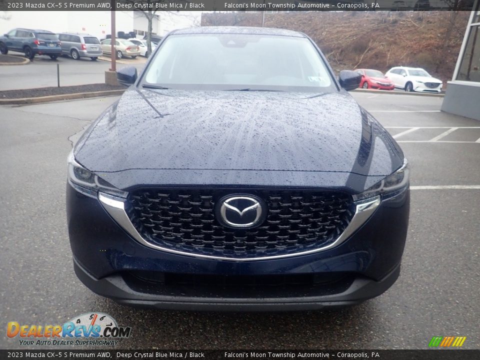 2023 Mazda CX-5 S Premium AWD Deep Crystal Blue Mica / Black Photo #8