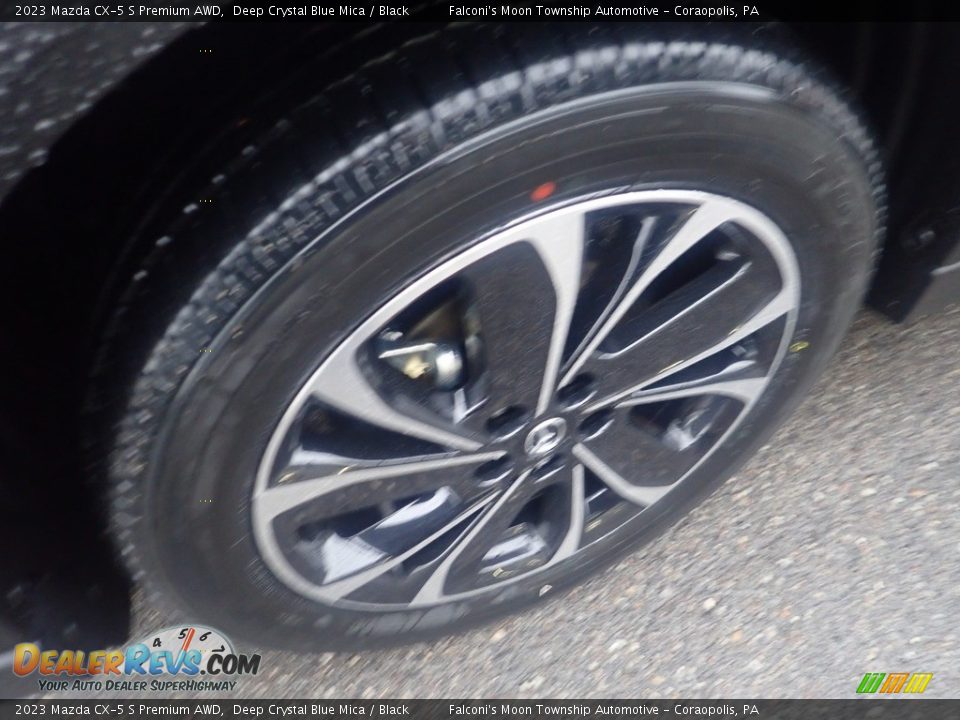 2023 Mazda CX-5 S Premium AWD Deep Crystal Blue Mica / Black Photo #10