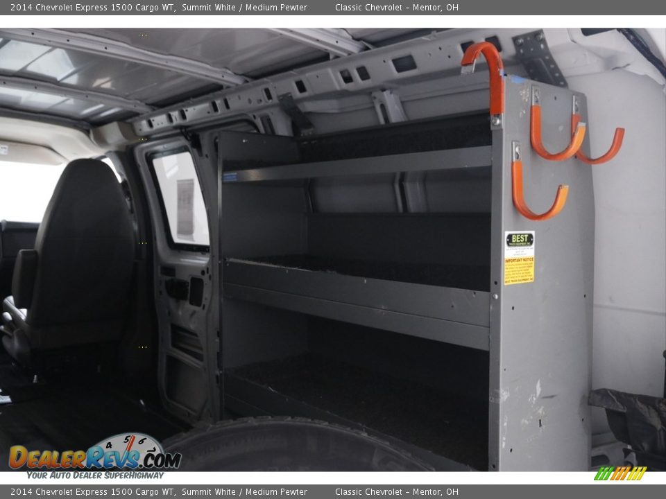 2014 Chevrolet Express 1500 Cargo WT Summit White / Medium Pewter Photo #16