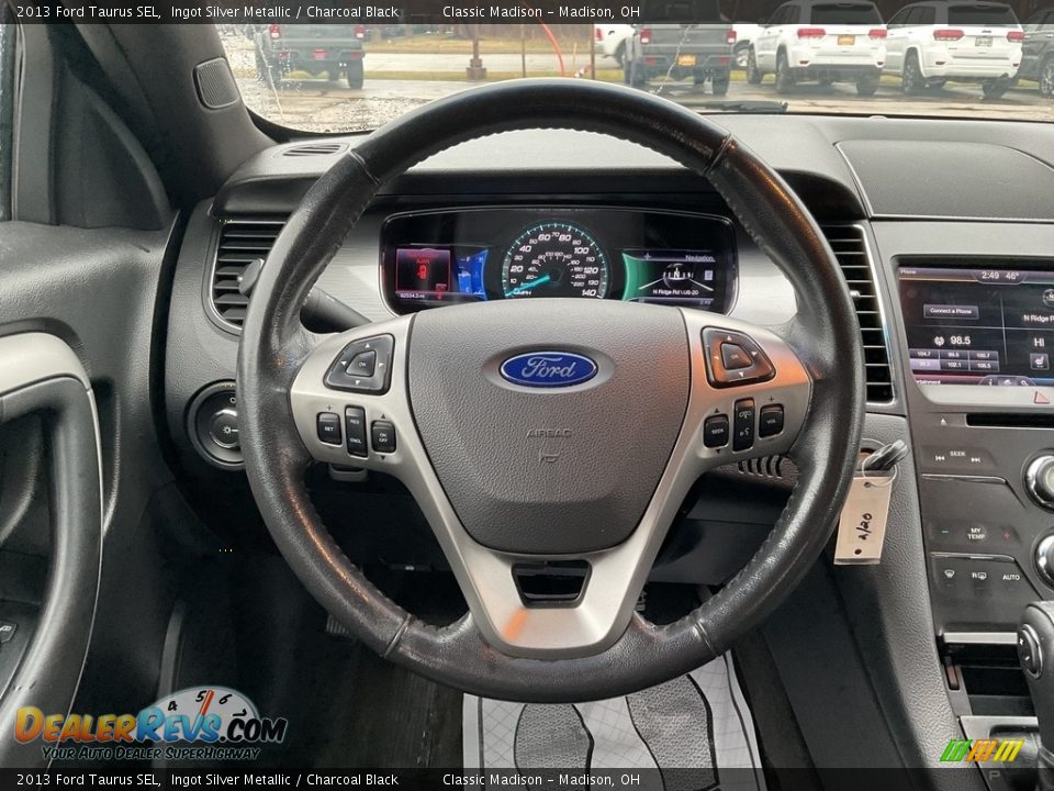 2013 Ford Taurus SEL Ingot Silver Metallic / Charcoal Black Photo #5
