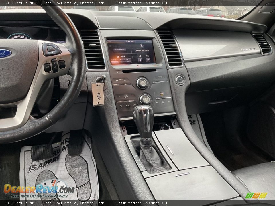 2013 Ford Taurus SEL Ingot Silver Metallic / Charcoal Black Photo #6