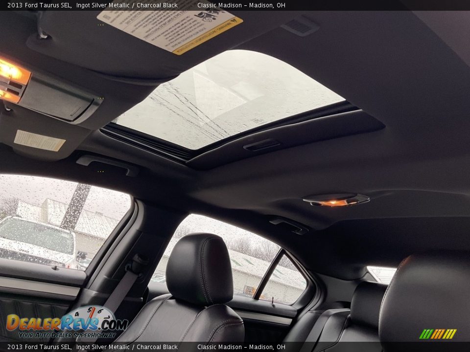 2013 Ford Taurus SEL Ingot Silver Metallic / Charcoal Black Photo #7