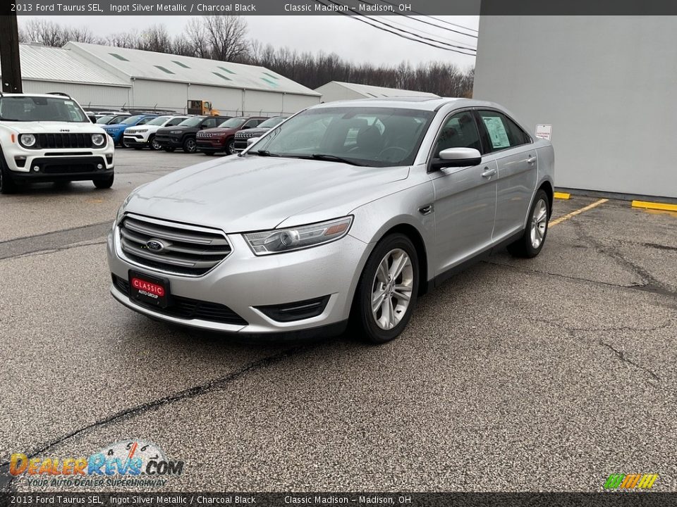 2013 Ford Taurus SEL Ingot Silver Metallic / Charcoal Black Photo #8